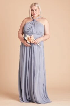 Kiko Chiffon Dress - Dusty Blue 10 Kiko Chiffon Dress - Dusty Blue -Elegance Bridal Store BIRDYGREYPLUSSIZEBRIDESMAIDDRESS KIKODUSTYBLUE 5