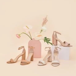 Mary High Chunky Heel - Nude Blush 15 Mary High Chunky Heel - Nude Blush -Elegance Bridal Store BIRDYGREY SHOEHERO0167.RT .CROPPED