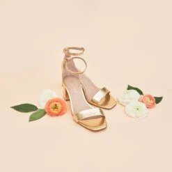 Natalie Chunky Heel - Gold 15 Natalie Chunky Heel - Gold -Elegance Bridal Store BIRDYGREY SHOEHERO0376.RT .CROPPED
