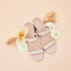Alby Low Chunky Heel - Almond -Elegance Bridal Store BIRDYGREY SHOEHERO0419.RT .CROPPED