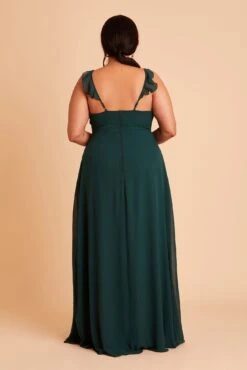 Adelle Chiffon Dress - Emerald -Elegance Bridal Store BIRDY GREY ADELE PLUS SIZE BRIDESMAID DRESS EMERALD 04 5b69d523 7ec9 43b4 9dd0 c349e28e9b31