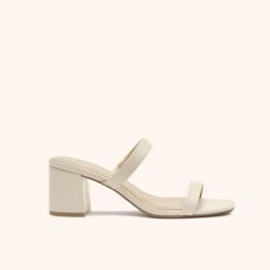 Alby Low Chunky Heel - Almond