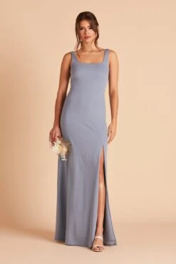 Alex Convertible Dress - Dusty Blue -Elegance Bridal Store BIRDY GREY ALEX CONVERTIBLE BRIDESMAID DRESS DUSTY BLUE 07