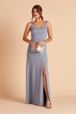 Alex Convertible Dress - Dusty Blue -Elegance Bridal Store BIRDY GREY ALEX CONVERTIBLE BRIDESMAID DRESS DUSTY BLUE 09