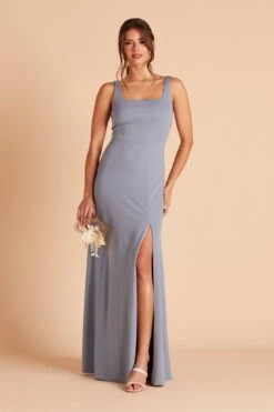 Alex Convertible Dress - Dusty Blue -Elegance Bridal Store BIRDY GREY ALEX CONVERTIBLE BRIDESMAID DRESS DUSTY BLUE 10