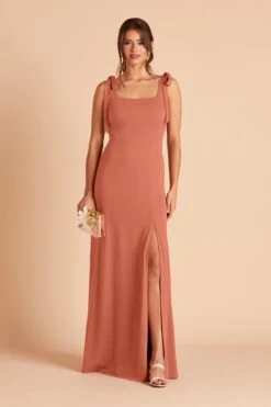 Alex Convertible Dress - Terracotta -Elegance Bridal Store BIRDY GREY ALEX CONVERTIBLE BRIDESMAID DRESS TERRACOTTA 01