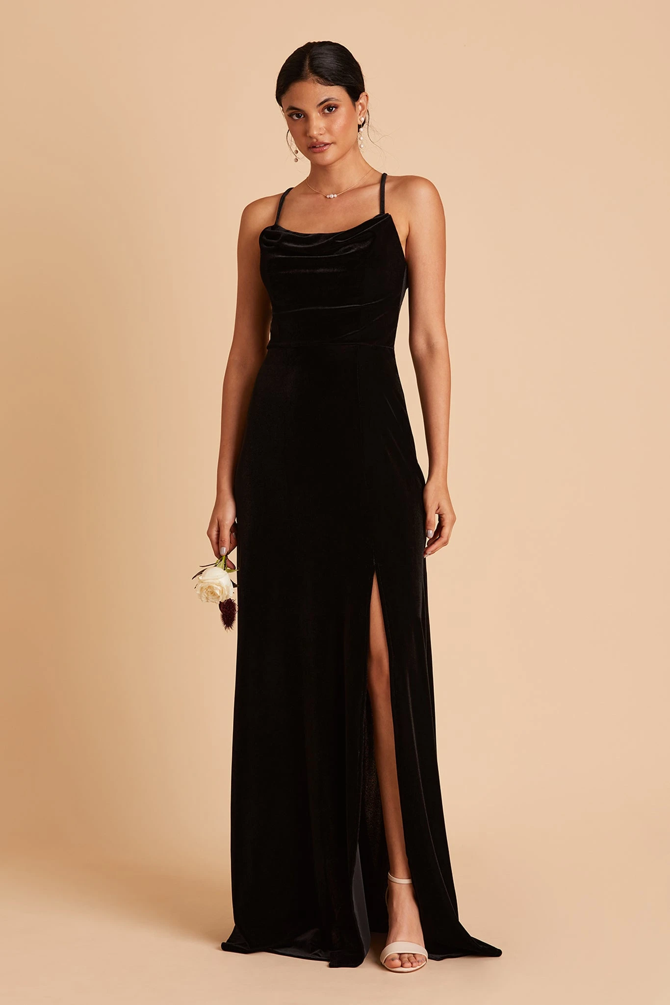 Ash Velvet Dress - Black 6 Ash Velvet Dress - Black - Image 4