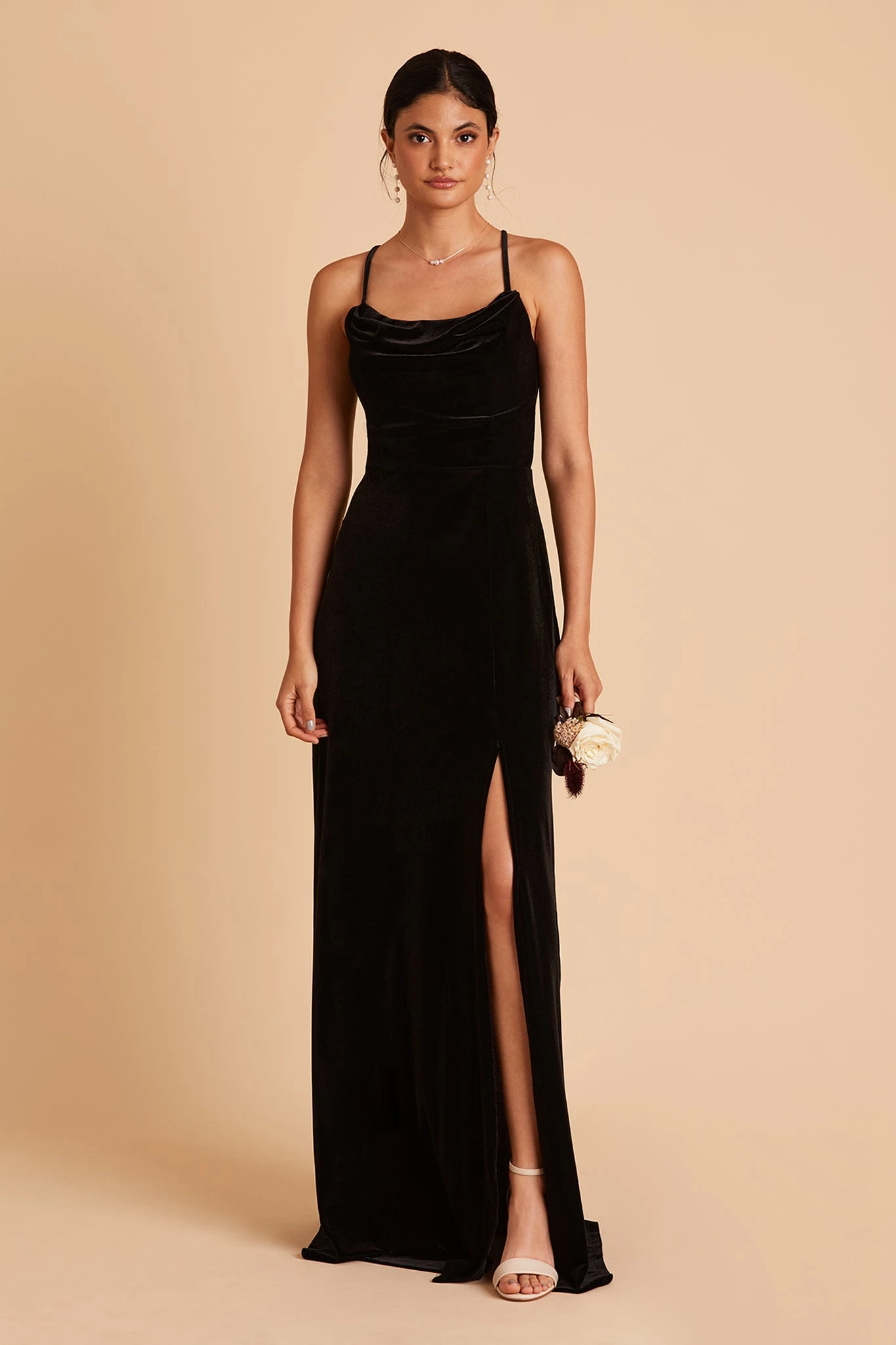 Ash Velvet Dress - Black 10 Ash Velvet Dress - Black - Image 8