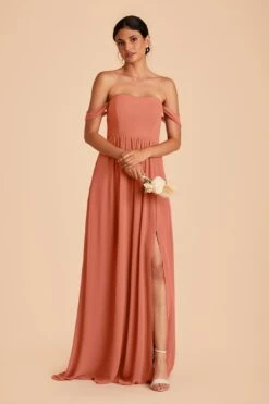 August Convertible Dress - Terracotta