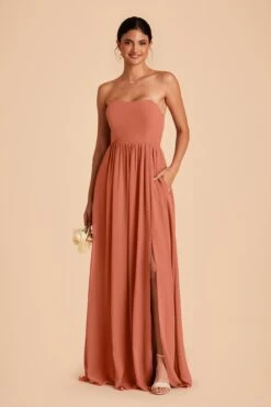 August Convertible Dress - Terracotta -Elegance Bridal Store BIRDY GREY AUGUST CONVERTIBLE BRIDESMAID DRESS TERRACOTTA 03