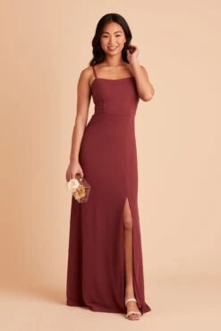 Benny Crepe Dress - Rosewood 18 Benny Crepe Dress - Rosewood -Elegance Bridal Store BIRDY GREY BENNY BRIDESMAID DRESS ROSEWOOD 03