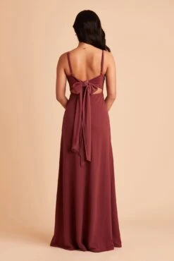 Benny Crepe Dress - Rosewood 20 Benny Crepe Dress - Rosewood -Elegance Bridal Store BIRDY GREY BENNY BRIDESMAID DRESS ROSEWOOD 05