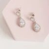 Cambridge Teardrop Earrings -Elegance Bridal Store BIRDY GREY CAMBRIDGE TEARDROP EARRINGS SILVER 01