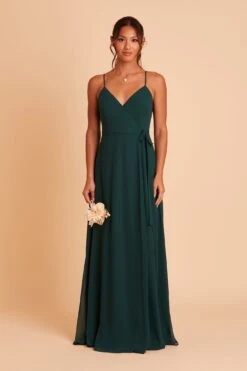 Cindy Chiffon Dress - Emerald -Elegance Bridal Store BIRDY GREY CINDY BRIDESMAID DRESS EMERALD 01