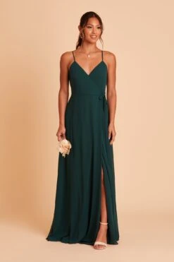 Cindy Chiffon Dress - Emerald -Elegance Bridal Store BIRDY GREY CINDY BRIDESMAID DRESS EMERALD 03