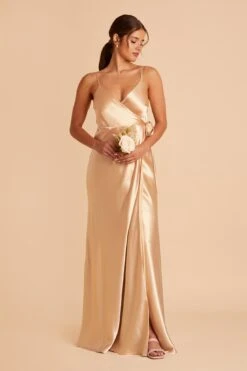 Cindy Shiny Satin Dress - Gold -Elegance Bridal Store BIRDY GREY CINDY BRIDESMAID DRESS GOLD 02 436a4c3c 67a0 455a a9fb bd96d89b9448