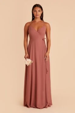 Cindy Chiffon Dress - Desert Rose -Elegance Bridal Store BIRDY GREY CINDY CONVERTIBLE BRIDESMAID DRESS DESERT ROSE 01