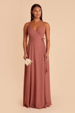 Cindy Chiffon Dress - Desert Rose -Elegance Bridal Store BIRDY GREY CINDY CONVERTIBLE BRIDESMAID DRESS DESERT ROSE 02