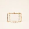 Clear Clutch With Clear Beads