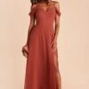 Devin Convertible Dress - Spice 2 Devin Convertible Dress - Spice -Elegance Bridal Store BIRDY GREY DEVIN CONVERTIBLE SLIT BRIDESMAID DRESS SPICE 02