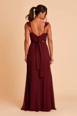Doris Chiffon Dress - Cabernet 24 Doris Chiffon Dress - Cabernet -Elegance Bridal Store BIRDY GREY DORIS BRIDESMAID DRESS CABERNET 06