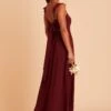 Doris Chiffon Dress - Cabernet -Elegance Bridal Store BIRDY GREY DORIS BRIDESMAID DRESS CABERNET 09