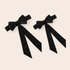 Liz Flower Girl Sash - Sheen Black -Elegance Bridal Store BIRDY GREY ELIZABETH FLOWER GIRL SASH BLACK 02