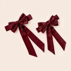 Liz Flower Girl Sash - Sheen Cabernet -Elegance Bridal Store BIRDY GREY ELIZABETH FLOWER GIRL SASH CABERNET 04