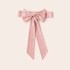 Liz Flower Girl Sash - Sheen Light Pink