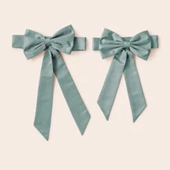 Liz Flower Girl Sash - Sheen Sea Glass -Elegance Bridal Store BIRDY GREY ELIZABETH FLOWER GIRL SASH SEA GLASS 04