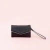 Envelope Clutch - Black 1 Envelope Clutch - Black -Elegance Bridal Store BIRDY GREY ENVELOPE BRIDESMAID CLUTCH BLACK 01