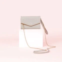 Envelope Clutch - Grey -Elegance Bridal Store BIRDY GREY ENVELOPE BRIDESMAID CLUTCH GREY 03