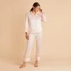 Feathered Pajama Set - Blush 2 Feathered Pajama Set - Blush -Elegance Bridal Store BIRDY GREY FEATHERED PJ SET BLUSH 01
