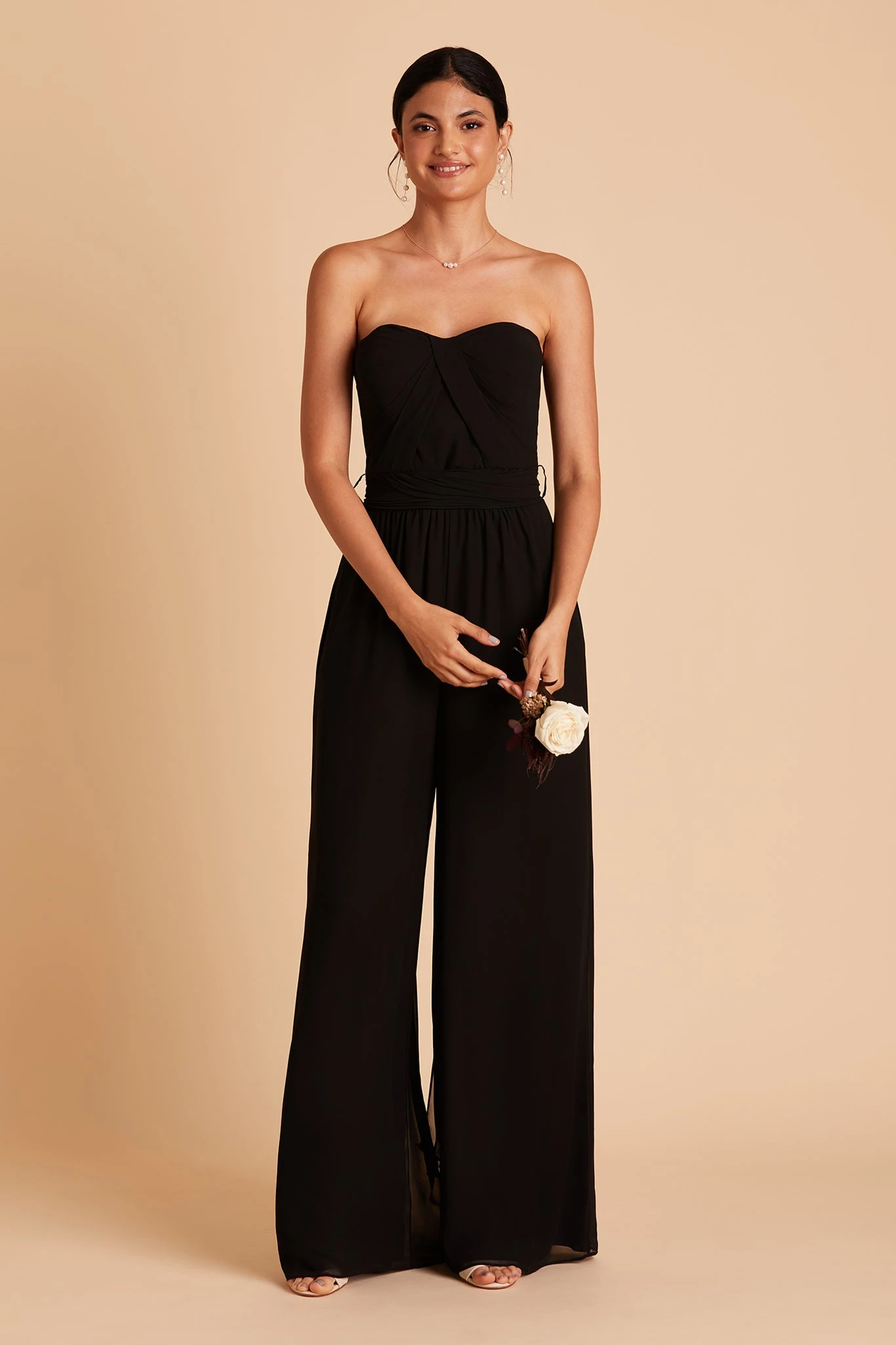 Gigi Convertible Jumpsuit - Black 6 Gigi Convertible Jumpsuit - Black - Image 4