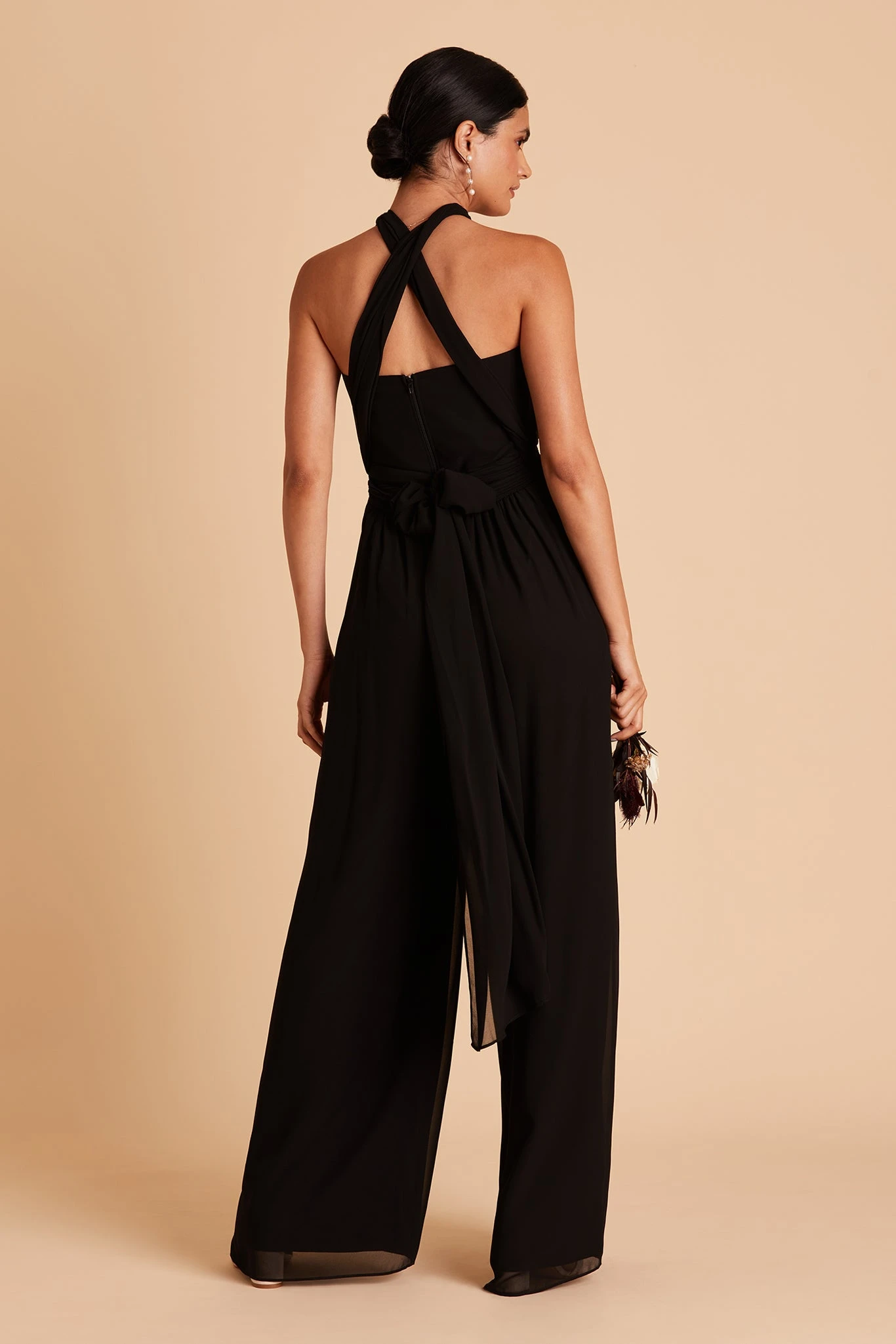 Gigi Convertible Jumpsuit - Black 9 Gigi Convertible Jumpsuit - Black - Image 7