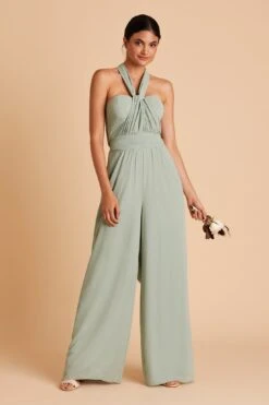 Gigi Convertible Jumpsuit - Sage -Elegance Bridal Store BIRDY GREY GIGI CONVERTIBLE BRIDESMAID JUMPSUIT SAGE 08