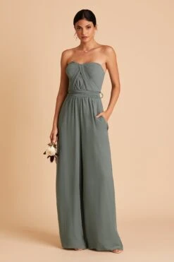 Gigi Convertible Jumpsuit - Sea Glass -Elegance Bridal Store BIRDY GREY GIGI CONVERTIBLE BRIDESMAID JUMPSUIT SEA GLASS 02 34a20da3 74f6 40c4 a3f7 b147f1c95afb