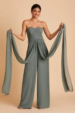 Gigi Convertible Jumpsuit - Sea Glass -Elegance Bridal Store BIRDY GREY GIGI CONVERTIBLE BRIDESMAID JUMPSUIT SEA GLASS 05 634fa837 b409 47b3 bb7b 08d5e5f2e4a2