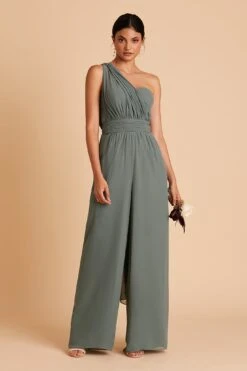 Gigi Convertible Jumpsuit - Sea Glass -Elegance Bridal Store BIRDY GREY GIGI CONVERTIBLE BRIDESMAID JUMPSUIT SEA GLASS 07 f751fa57 c5ab 4d2c a41e 73849b632357