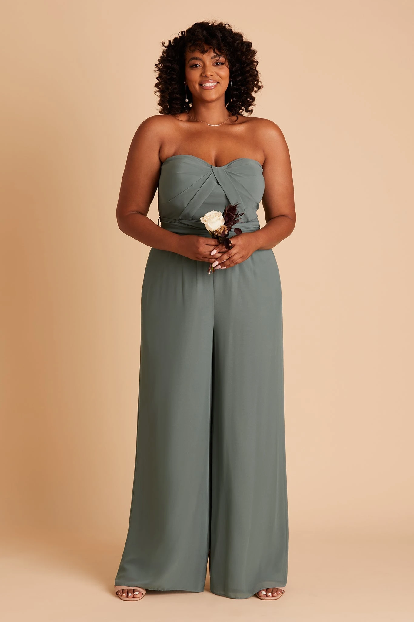 Gigi Convertible Jumpsuit - Sea Glass - Image 15