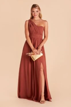 Grace Convertible Dress - Spice -Elegance Bridal Store BIRDY GREY GRACE CONVERTIBLE SLIT BRIDESMAID DRESS SPICE 07