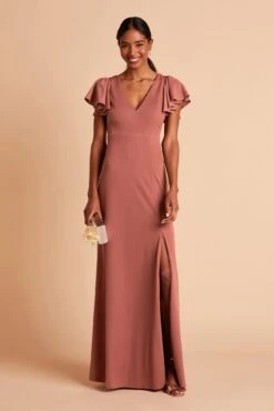 Hannah Crepe Dress - Desert Rose -Elegance Bridal Store BIRDY GREY HANNAH BRIDESMAID DRESS DESERT ROSE 04 88932c1d ee1e 47c5 955e a915d4d964b3