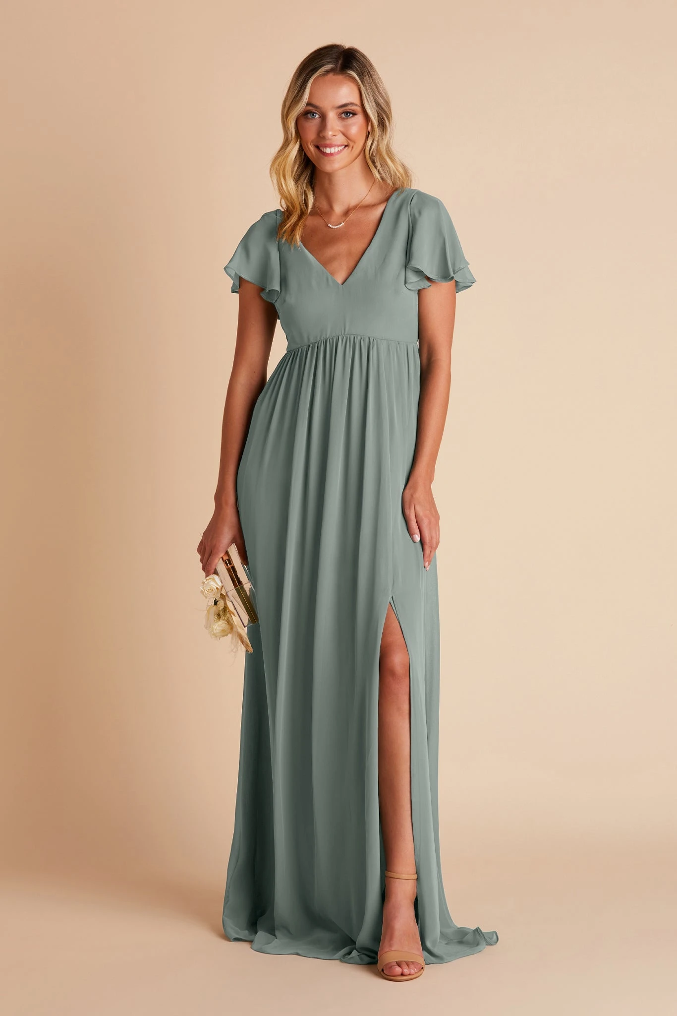 Hannah Empire Dress - Sea Glass 3 Hannah Empire Dress - Sea Glass