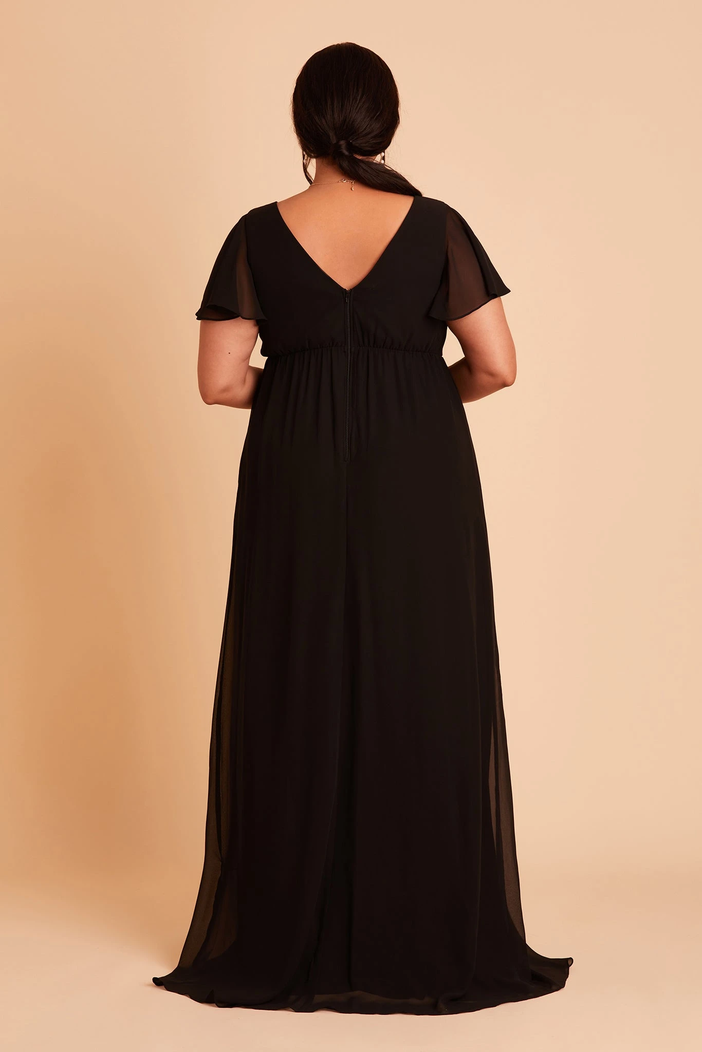 Hannah Empire Dress - Black - Image 12