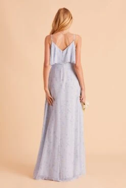 Jane Convertible Dress - Dusty Blue Floret 23 Jane Convertible Dress - Dusty Blue Floret -Elegance Bridal Store BIRDY GREY JANE CONVERTIBLE BRIDESMAID DRESS DUSTY BLUE FLORET 04