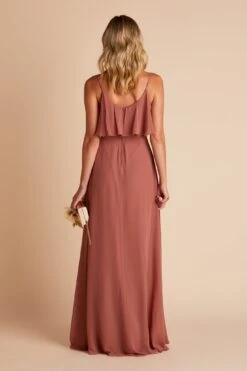 Jane Convertible Dress - Desert Rose -Elegance Bridal Store BIRDY GREY JANE CONVERTIBLE SLIT BRIDESMAID DRESS DESERT ROSE 05