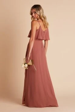 Jane Convertible Dress - Desert Rose -Elegance Bridal Store BIRDY GREY JANE CONVERTIBLE SLIT BRIDESMAID DRESS DESERT ROSE 06