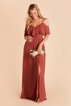 Jane Convertible Dress - Spice 24 Jane Convertible Dress - Spice -Elegance Bridal Store BIRDY GREY JANE CONVERTIBLE SLIT BRIDESMAID DRESS SPICE 02