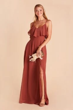 Jane Convertible Dress - Spice 27 Jane Convertible Dress - Spice -Elegance Bridal Store BIRDY GREY JANE CONVERTIBLE SLIT BRIDESMAID DRESS SPICE 06