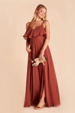 Jane Convertible Dress - Spice 29 Jane Convertible Dress - Spice -Elegance Bridal Store BIRDY GREY JANE CONVERTIBLE SLIT BRIDESMAID DRESS SPICE 08